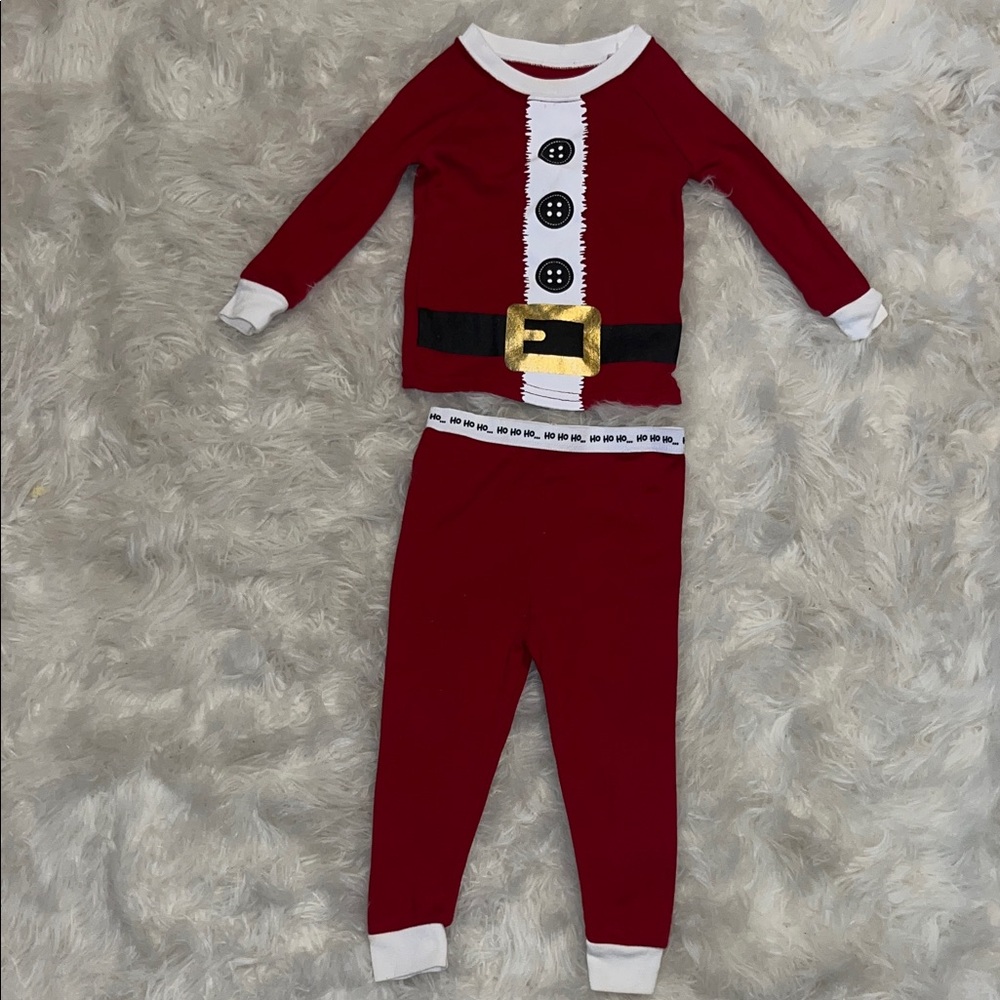 Festive Red Santa Kids Matching Set